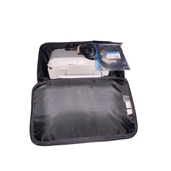 NEC NP3250 Digital LCD Projector with Power Cord, Cables & Padded Carrying Case
