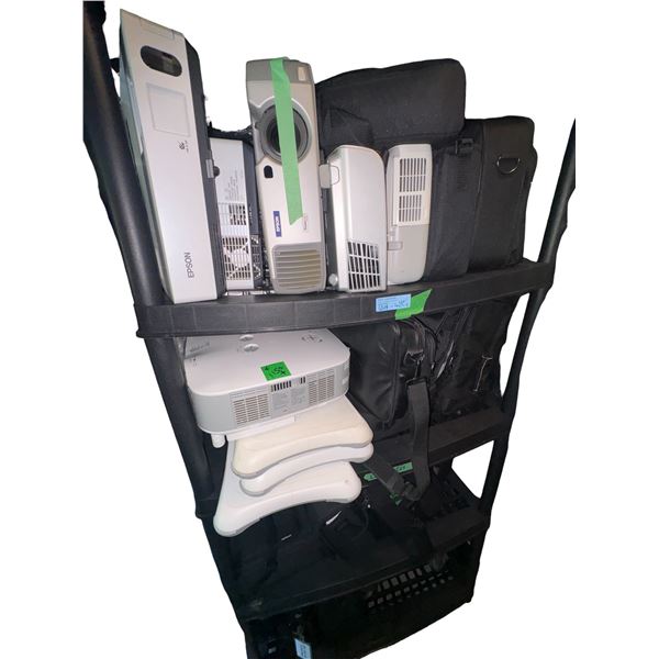 Bulk Commercial Digital Projectors - Boxed Optoma TX1080 DLP, Epson & Carrying Cases