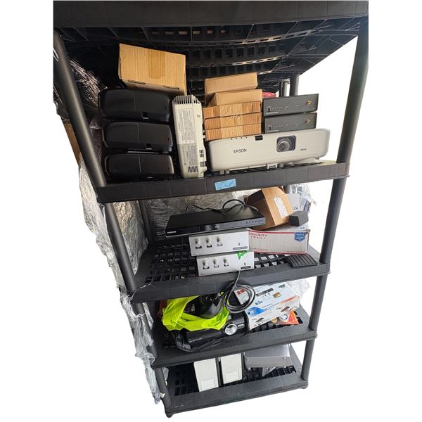Group of Commercial AV Equipment & Accessories - BenQ DLP Projectors, Epson 3LCD, TOA Amplifiers & C