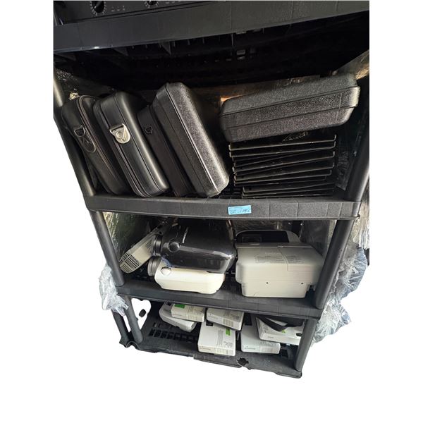 Assorted Commercial Digital Projectors & Travel Cases - Epson 3LCD Units & Hard Carrying Cases