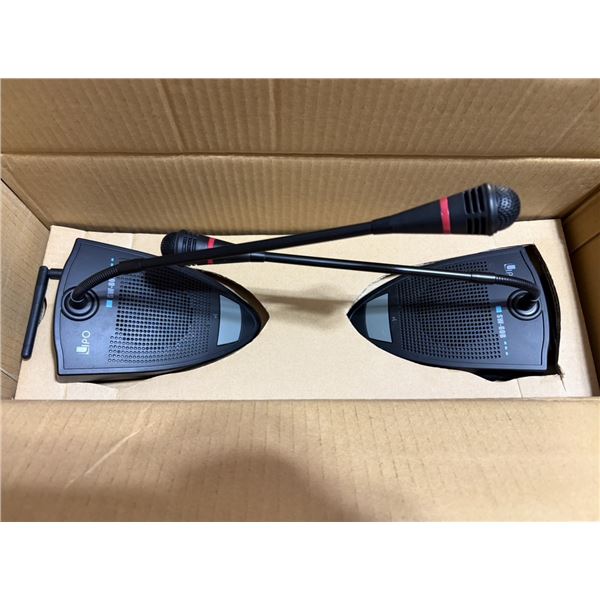 6 boxes of new LiPO SW-60B Wireless Desktop Gooseneck Conference Microphones - each box has 2pcs