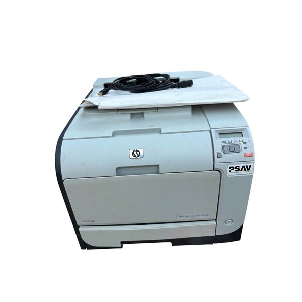 HP Color LaserJet CP2025 Workgroup Laser Printer with Power Cable & USB Cord