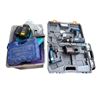 Image 2 : Bulk Power Tools, Drill Accessories & Electronics Storage Tote Lot - Ryobi Drill, Duo-Fast Stapler &