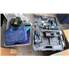 Image 3 : Bulk Power Tools, Drill Accessories & Electronics Storage Tote Lot - Ryobi Drill, Duo-Fast Stapler &