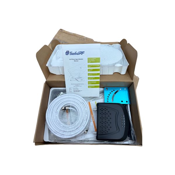 New Boxed SolidRF SOHO5 Cell Phone Signal Booster Kit (Up to 2,000 sq ft)