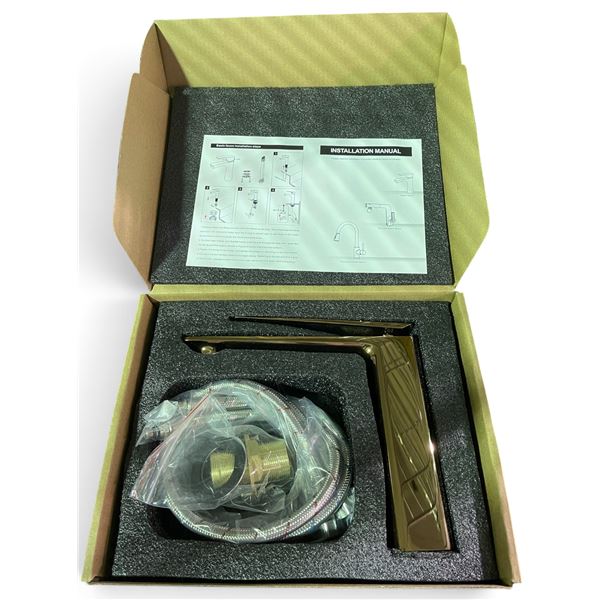 3-Box - BNIB JB Casa Bella Sanitary Ware Faucet, Gold