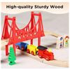 Image 2 : 3-Pcs - New SainSmart Jr. Wooden Train Set for Toddler