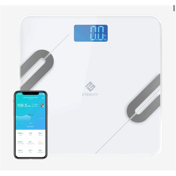 2-Pcs - New Etekcity ESF37 Smart Fitness Scale