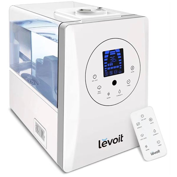 Open Box - Levoit Warm and Cool Mist Ultrasonic Air Bedroom Humidifier
