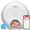 Image 1 : Open Box - iPettie Donut Frost WiFi 6 Meal Automatic Cat Dispenser, White