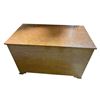 Image 1 : Brown Wood Storage Chest, H20" x W32" x D18"