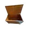 Image 2 : Brown Wood Storage Chest, H20" x W32" x D18"