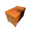 Image 3 : Brown Wood Storage Chest, H20" x W32" x D18"