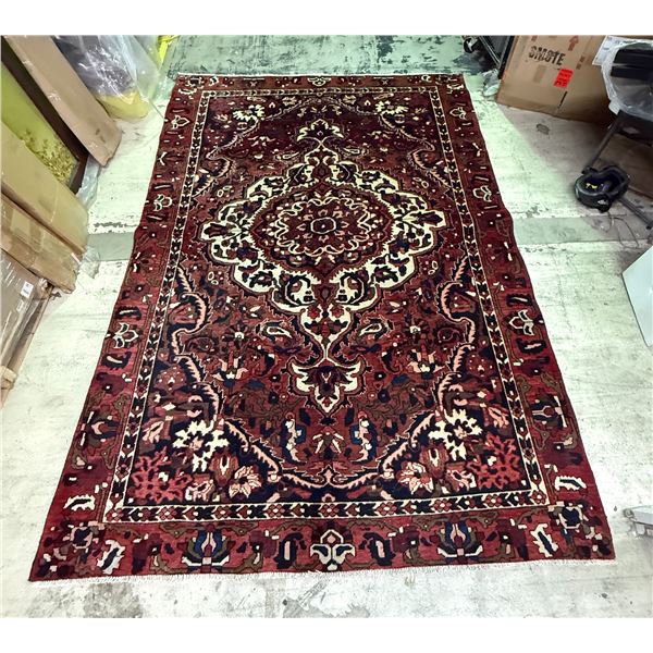 Bakhtiyar - 100% Authentic Hand Knotted Wool Persian Rug - Handmade in Iran - 9.10" x 6.8" ft