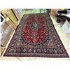 Image 1 : Mashhad - 100% Authentic Hand Knotted Wool Persian Rug - Handmade in Iran - 10.10" x 8" ft