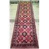 Image 1 : Mashhad - 100% Authentic Hand Knotted Wool Persian Rug - Handmade in Iran - 9.5" x 3.2" ft