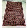 Image 1 : Hamedan - 100% Authentic Hand Knotted Wool Persian Rug - Handmade in Iran - 6.4" x 4.2" ft