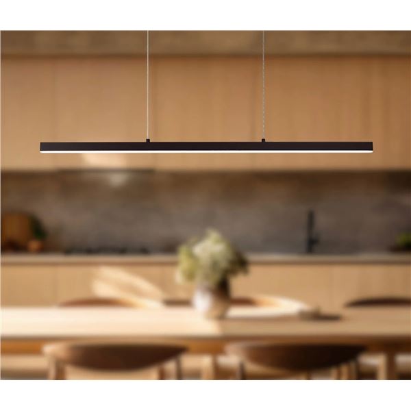 BNIB - Kuzco Vega 45-in Black LED Linear Pendant - RV: $380 (LP10345-BK)