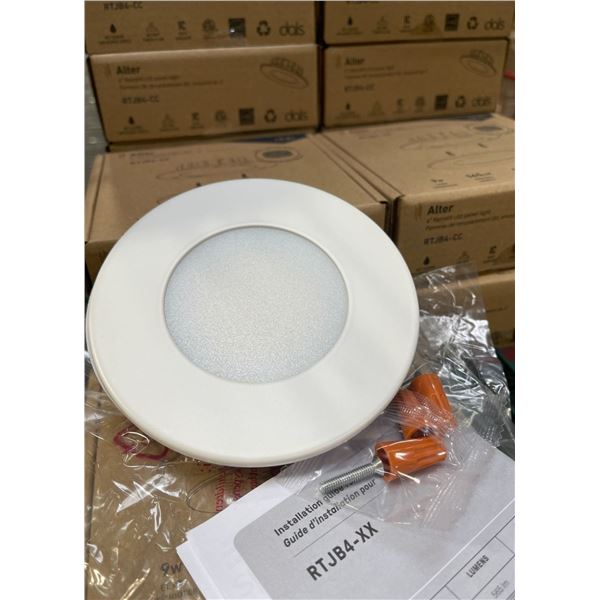 12-Pcs New Dals Alter 4" Retrofit LEDPanel Light White - RV: $360 - RTJB4-CC-WH