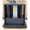 Image 2 : 4-Pcs New DALS Outdoor Wall Sconce Cubix Black - RV: $1200 - LEDWALL001D
