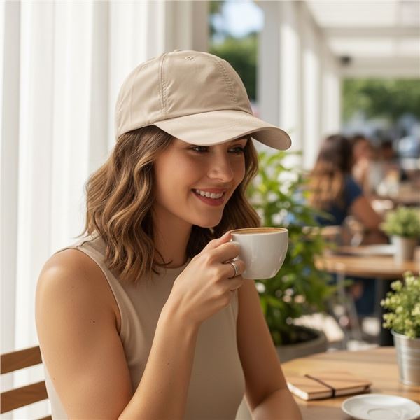 9-Pcs New Women's Water-repellent Caps - RV: $360 - Powder Pink