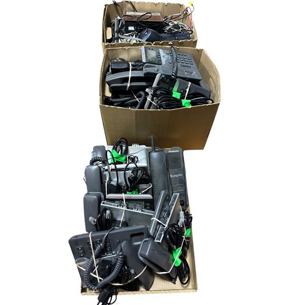 Large Group of Office Telephones, mostly Cisco (without boxes)