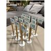 Image 4 : George & Willy - 14-Pcs Table Number Flags
