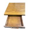 Image 3 : Vintage Wooden Desk, H30" x W67" x D27" (some wear)