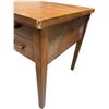 Image 4 : Vintage Wooden Desk, H30" x W67" x D27" (some wear)