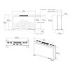 Image 2 : Open Box - ActiveFlame Built-In Electric Fireplace, 28IN (Model # EF10256)