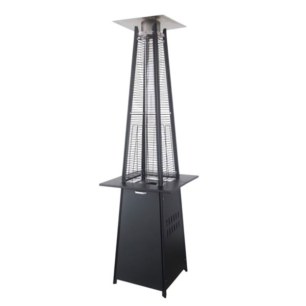 Open Box - Pyramid Flame Heater, Onyx Black (Model KLD-7001S)