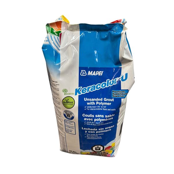 2-Pcs Mapei Keracolor U Unsanded Grout with Polymer