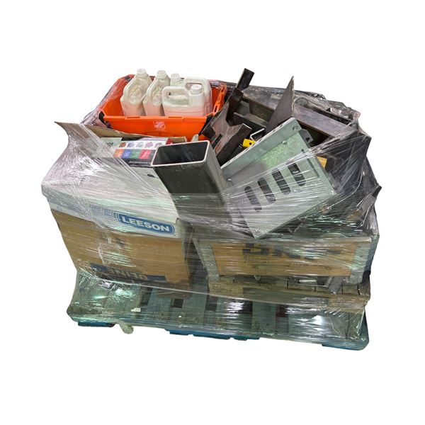 Pallet of Heavy-Duty Building Supplies and Assorted Goods