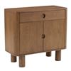 Image 1 : Article Adel 38.5" Cabinet - Smoked Oak (Side-Left damaged)