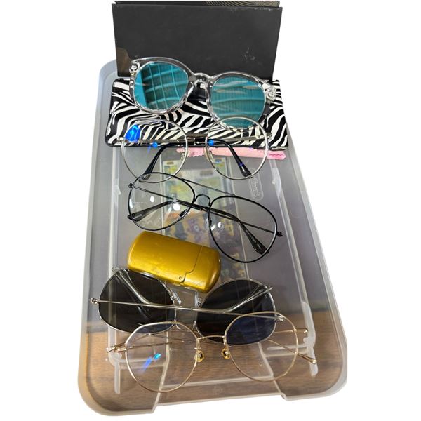 Group of 6 Assorted Eyeglasses and Sunglasses