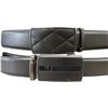 Image 2 : 3-Pcs Lot: 2 New Marko Bardelli Leather Belts, and Laser Safety Glasses