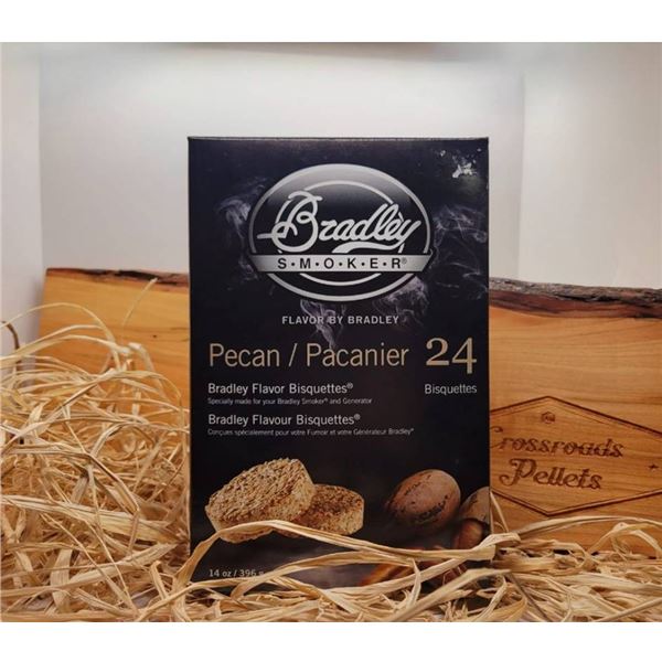 Bradley Smoker Pecan Bisquettes, 24 Pack