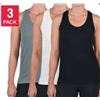Image 1 : Tuff Athletics 3-Pack Seamless Tank, L/G