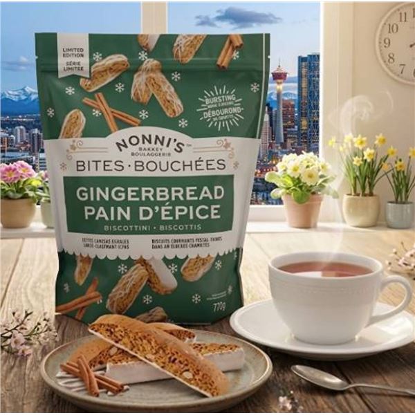 Nonni's Gingerbread Biscotti Bites 704g