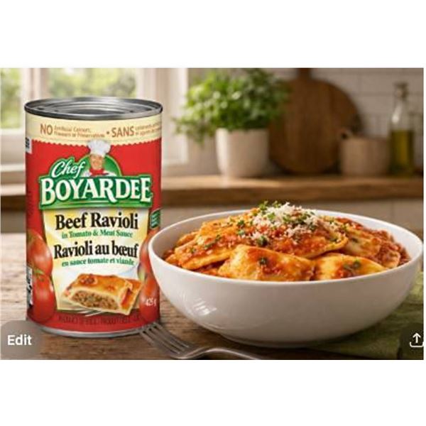 Chef Boyardee Beef Ravioli 12 Cans 425g Each