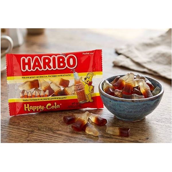 Haribo Happy Cola Gummy Candy 18 Pack x 60g