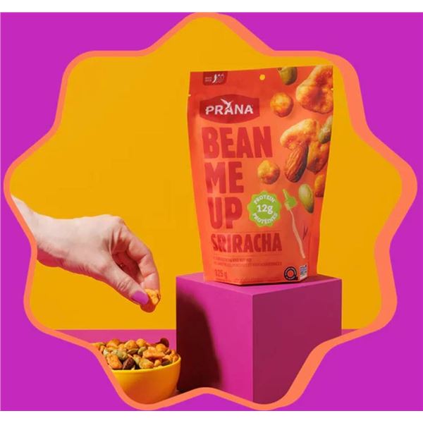 PRANA Bean Me Up Sriracha Snacks 4 Packs x 325g