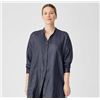 Image 1 : Eileen Fisher 2X Ocean Button-Down Shirt