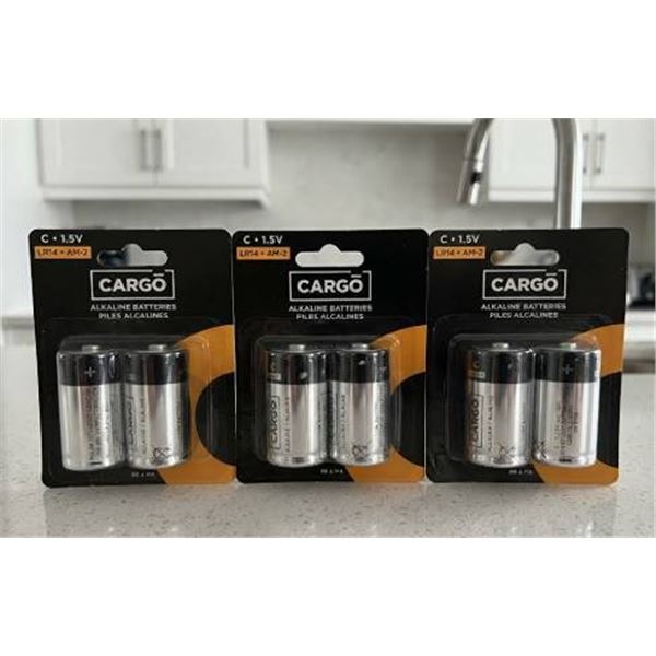 CARGO C 1.5V Alkaline Batteries, 6 Packs