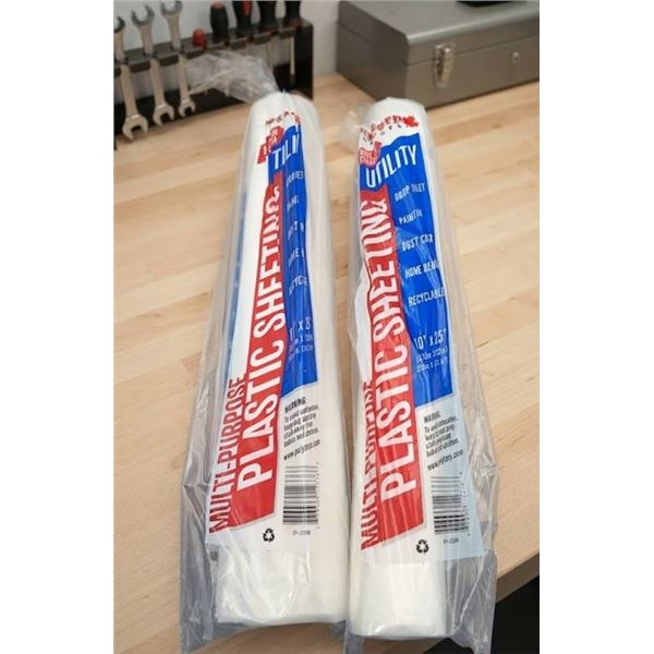 Multi-Purpose Plastic Sheeting 10' x 25'