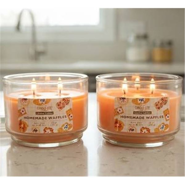 Candle-lite Homemade Waffles Scented Candles,