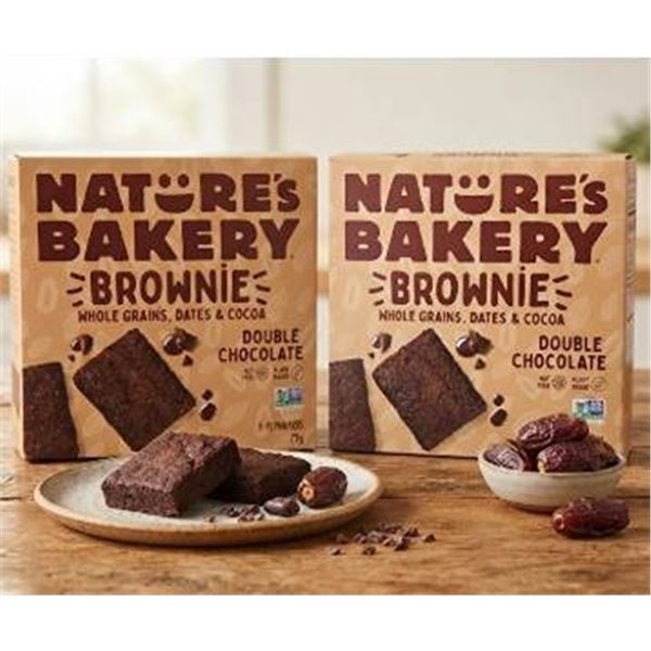 Nature's Bakery Double Chocolate Brownies 2pk