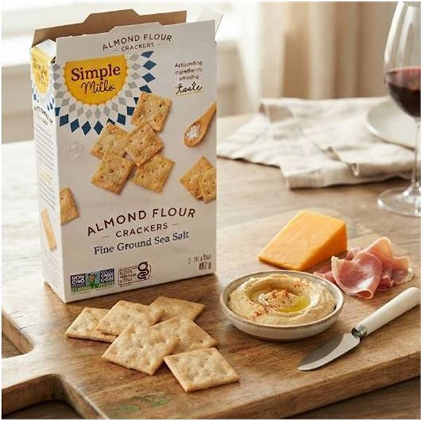 Simple Mills Almond Flour Crackers, 482g