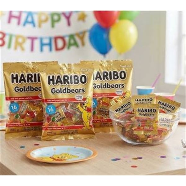 3 Haribo Goldbears 221g Packs