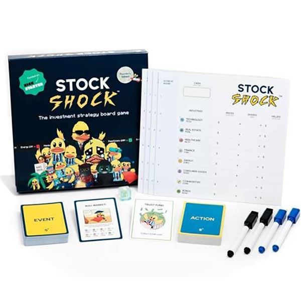 Stock Shock Board Game Canadian Edition